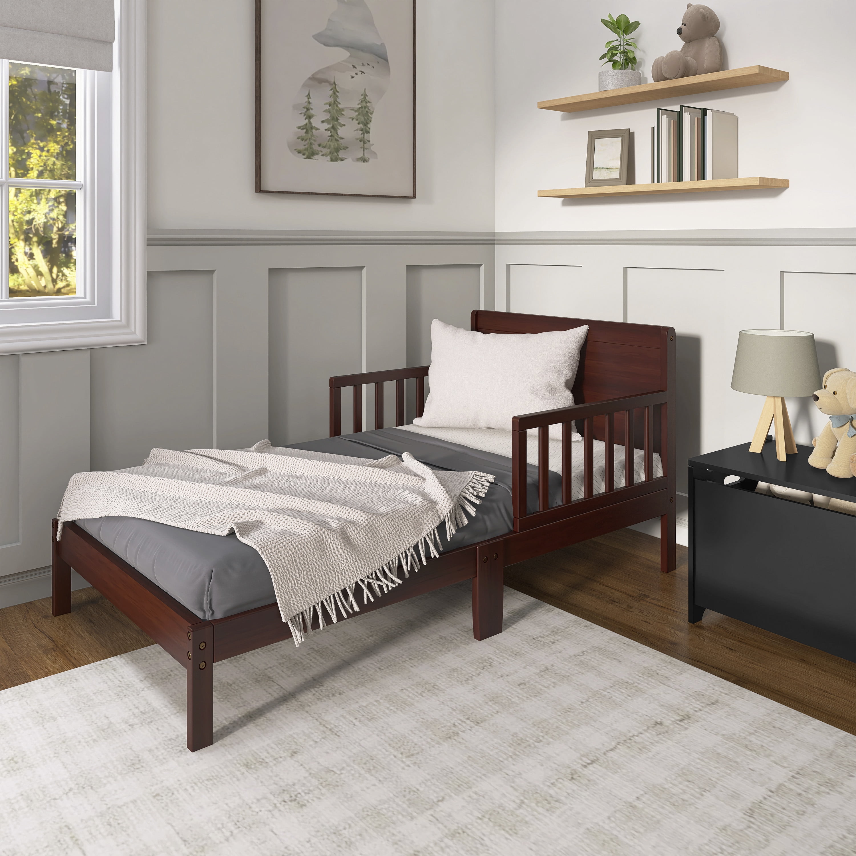 Dream On Me Brookside Toddler Bed, Espresso