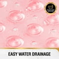 thumbnail image 6 of HITSLAM Extra Long Bathtub Mat-40x16 Non Slip Shower Mat with Drain Holes and Suction Cups,Machine Washable Bath Mat,Clear Pink, 6 of 8
