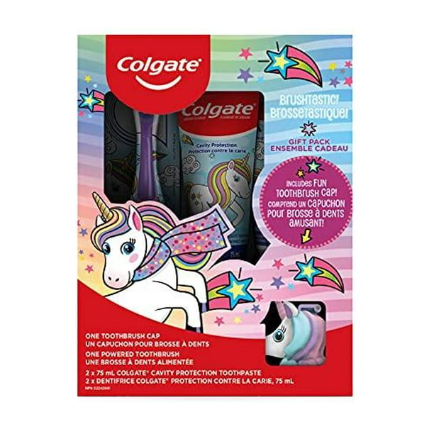 Colgate Kids Toothbrush Set with Toothpaste Unicorn Gift Pack