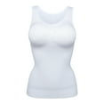 thumbnail image 7 of FOCUSSEXY Women Shapewear Tank Tops Tummy Control Camisole Underskirts Shapewear Body Shaper Slimming Compression Top Vest Plus Size Padded Tank Top, 7 of 7