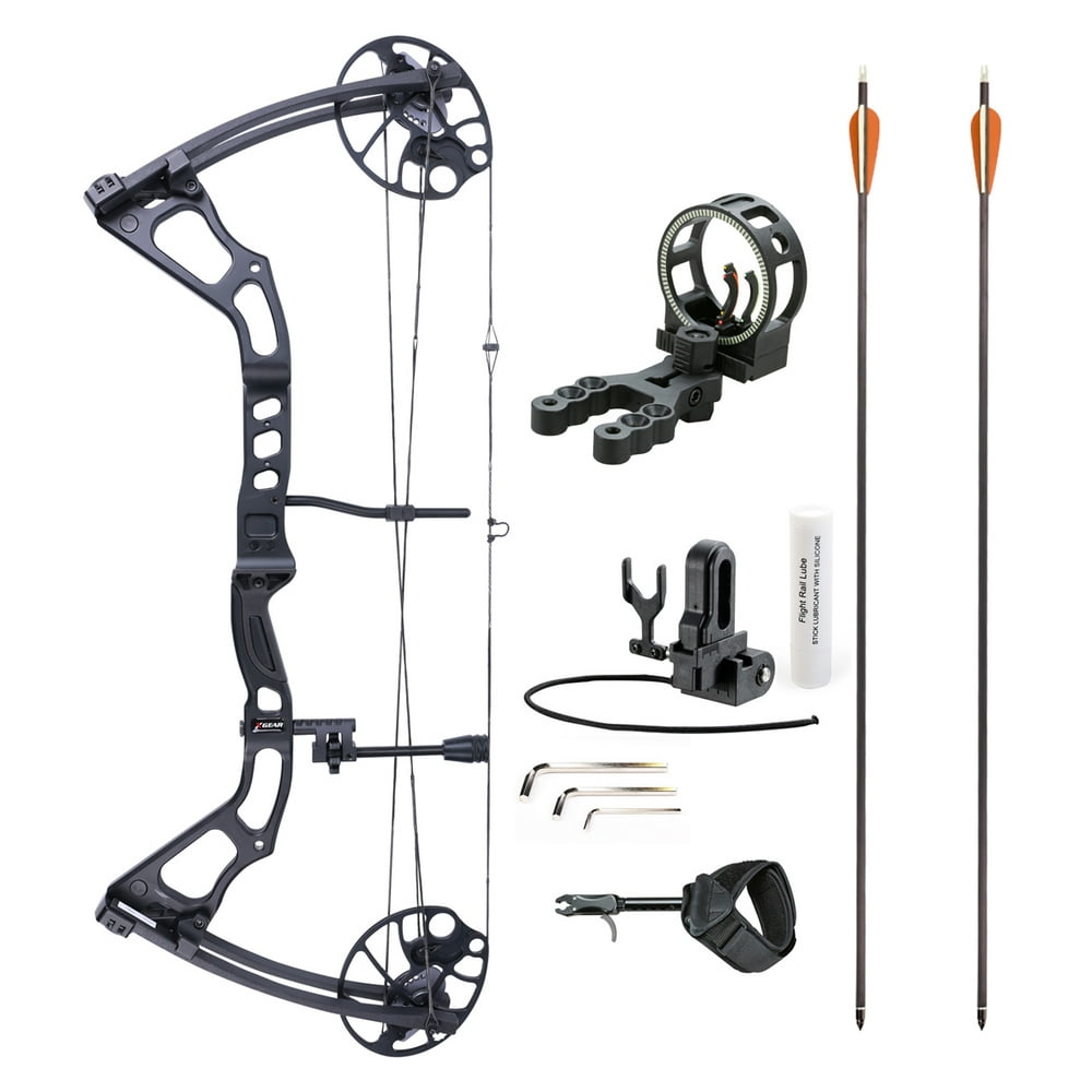 Leader Accessories Compound Bow Hunting Bow 2570lbs with Max Speed