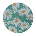 thumbnail image 4 of Orinice Daisies Round Table Cover Stain Resistant Washable Indoor Outdoor Tablecloth Kitchen Dining Wedding Parties Waterproof 100% Polyester Fiber 38-42, 4 of 8