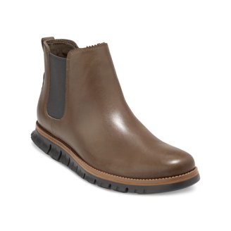 MADDEN Mens Brown Cushioned Goring Maxxin Round Toe Block 
