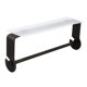 thumbnail image 1 of Soporte de toalla de papel adhesivo debajo del gabinete y montaje en pared, sin perforaciones adecuado para cocina baño - Negro, 1 of 5