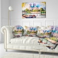 thumbnail image 3 of Designart Notre Dame Paris - Landscape Printed Throw Pillow - 12x20, 3 of 5