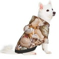 thumbnail image 2 of Xecao Colorful Seashells Pattern Sweatshirts Winter Pet Dog Hoodie Puppy Coat Dog Sweaters Dog Clothes with Hat Dog Clothes Costume Outfit,Small Pets Wear-X-Small, 2 of 7