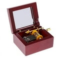 thumbnail image 3 of Miniature Wood Hand Cranked Music Box Plays Love Gift, 3 of 6
