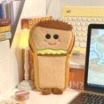 thumbnail image 1 of Estuche para lápices con diseño de hamburguesa y pan tostado, divertido y de gran capacidad, para material de aprendizaje, 1 of 1