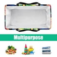 thumbnail image 5 of Frog Large Capacity Oxford Cloth Picnic Basket Reusable Laundry Bag Easter Basket Foldable Box, 5 of 7