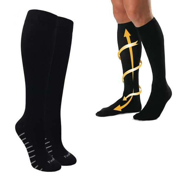 Compression Socks Sports 8-15mm Graduated Support Mens Womens Calf Shin ...