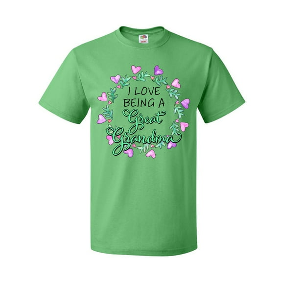 Inktastic I Love Being a Great Grandma- Circle of Hearts T-Shirt