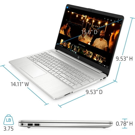 HP Pavilion 15.6" FHD Laptop (2022 Latest Model), AMD Ryzen 5 5500U (Beats i7-11370H), 16GB RAM, 512GB PCIe NVMe M.2 SSD, Thin