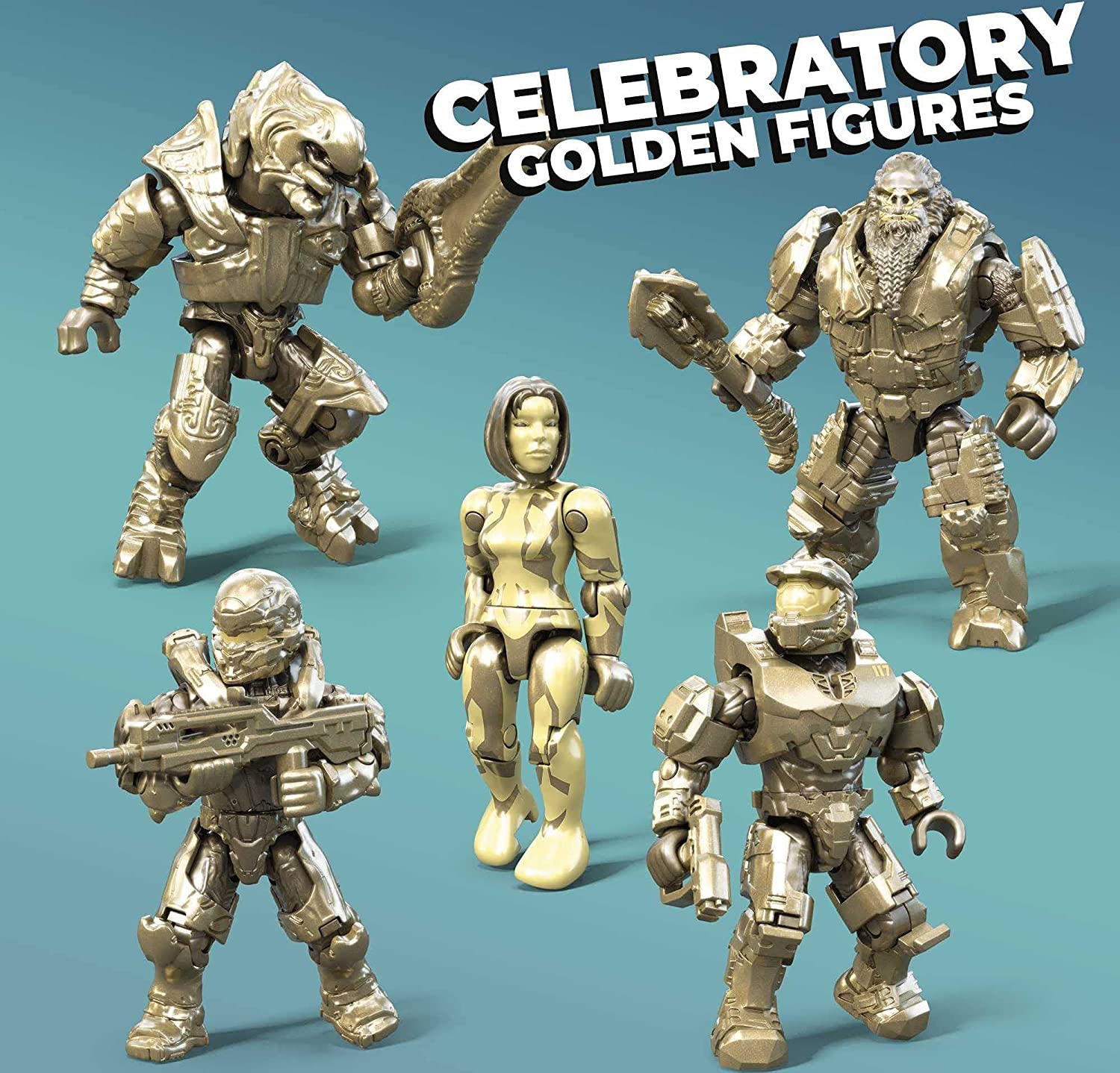Mattel Mega Halo 20th Anniversary Action Figure Set photo 4