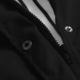 thumbnail image 4 of Womens Hooded Raincoat Lightweight Fit Waterproof Dressy Zip up Rain Jacket Windbreaker with Pockets, 4 of 7