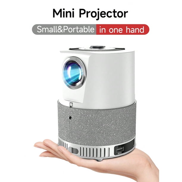 Caiwei Movie Projector Android 9.0 Full HD 4K Projector 1920*1080P 8000 Lumens Auto Focus Keystone Correction Home Outdoor Movie