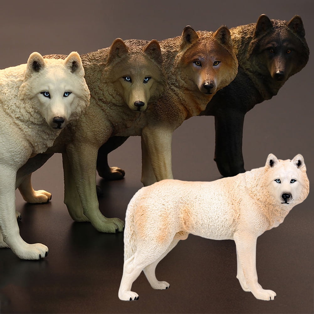 New 13.5cm Simulation Wolf Models Action Toy Figures Collection Boys Girls Gifts 