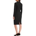 thumbnail image 3 of MODA NOVA Juniors 2 Piece Suit Skirt Set Business Long Sleeve Blazer and Pencil Skirt Outfit Black XL, 3 of 5