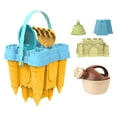thumbnail image 1 of Castillo de arena Strade Fareast Limited 8 Uds juguete al aire libre para niños y niñas amarillo, 1 of 8