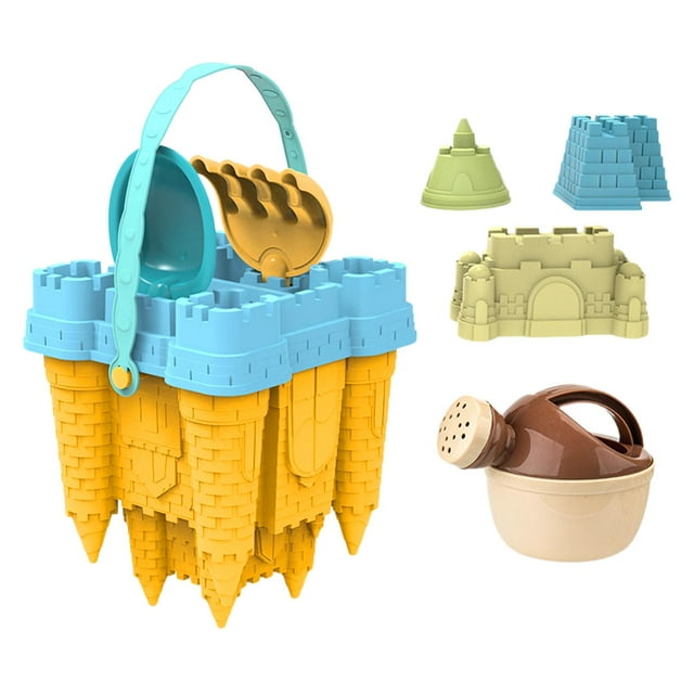Castillo de arena Strade Fareast Limited 8 Uds juguete al aire libre para niños y niñas amarillo