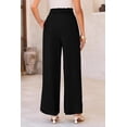 thumbnail image 3 of PRETTYGARDEN Women's Wide Leg Work Pants Business Casual High Waisted Loose Palazzo Trouser Summer Clothes, 3 of 8