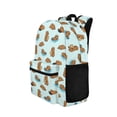 thumbnail image 2 of Psesaysky Cute Capybara Trippy Mushroom Backpack Kids School Bag, Cartoon Butterfly Snail BookBags 4 Pcs Lunch Box Water Bottle Carrier Bag, Starry Girls Boys Large Capacity Rucksack, 2 of 7
