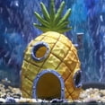 thumbnail image 3 of Penn-Plax SpongeBob SquarePants Officially Licensed Aquarium Ornament, SpongeBob’s Pineapple House, Large, 3 of 8