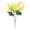 Yellow, variant on 1 Pc 13.78" Artificial Flowers, UV Resistant Faux Plastic Larkspur Bush Bundles for Outdoor Window Box, Farmhouse Porch Decor, White