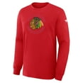thumbnail image 4 of Men's Fanatics Red Chicago Blackhawks Authentic Pro Property Of Practice Long Sleeve T-Shirt, 4 of 5
