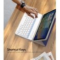 thumbnail image 5 of Keyboard Case for iPad Pro 12.9 inch (Old Model) 2015 1st / 2017 2nd Gen - Rechargeable, Detachable Wireless Bluetooth Keyboard - Folio Smart Leather Cover with Pencil Holder for iPad Pro 12.9”, 5 of 5