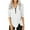 White, variant on Dellytop Womens Casual Long Sleeve Round Neck Button Side Blouses Tops