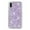 Purple, variant on for iPhone XR Glitter Case, Cute Bling Sparkle Shiny Slim Soft Silicone Reflective Clear TPU Bumper Women Girls Shockproof Protective Phone Case for iPhone XR, White