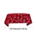 thumbnail image 3 of Mantel de Copos de Navideños onlyliua Rojo Rectangular para Evitar Que Se Ensucie Regalo Navideño, 3 of 6