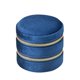 thumbnail image 2 of Estuche para Pendientes Perfecl de Terciopelo Doble Capa Portátil Azul, 2 of 8