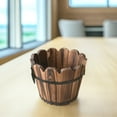 thumbnail image 1 of BESTYASH Flower Pot Bucket Wooden Barrel Planter 1Pcs Office Decoration Retro, 1 of 7