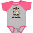 thumbnail image 3 of Inktastic Monkey I Love Hanging out with My Grandma Boys or Girls Baby Bodysuit, 3 of 5