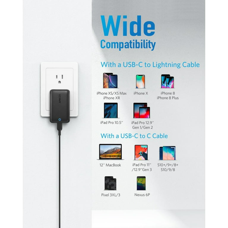 Anker Chargeur Rapide USBC PowerPort III 30W PIQ 3.0 (sans Cable
