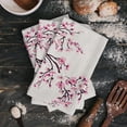 thumbnail image 4 of Japanese Style Sakura Soft Microfiber Kitchen Towel Absorbent Clean Dish Cloth Towels Kichen Cleaning Supplies, 4 of 7