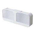 thumbnail image 2 of OUSITAID Wall Mounted Toilet Cover Soap Rack Soap Box Dish Storage Self Draining Double Lattice Clamshell Soap Box, 2 of 9