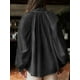 thumbnail image 3 of Blusa Tankaneo para mujer, manga larga, con botones, color negro, 3 of 8