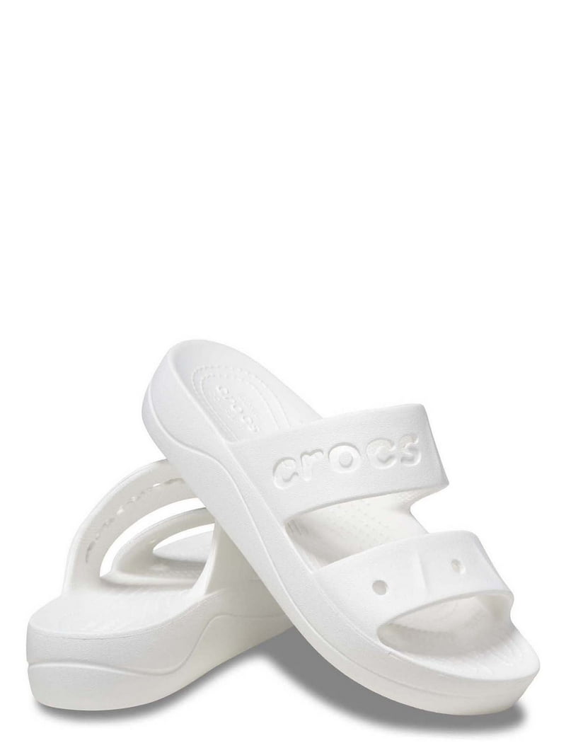 New Mens Crocs Classic White Iconic‎ Comfort Platform Flip Flops Sandals Size 12 Crocs Men main image 4