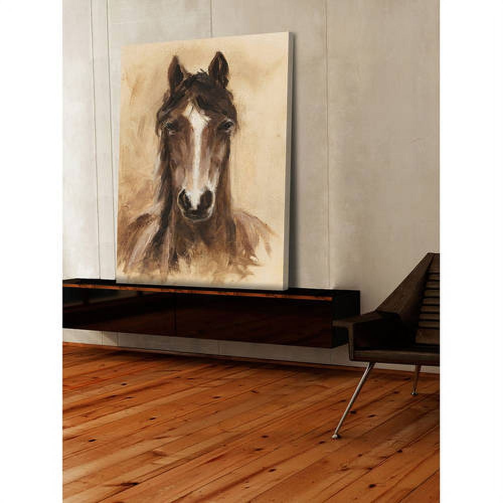 Marmont Hill "Shaded Horse" Painting Print on Wrapped Canvas