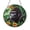 Stained Glass 5.9 Inch, variant on Silverback Gorilla Forest Scene Stained Glass Style Ornament Window Decor, Wildlife Art Hanging Panel, Decorative Glass Accent Gift