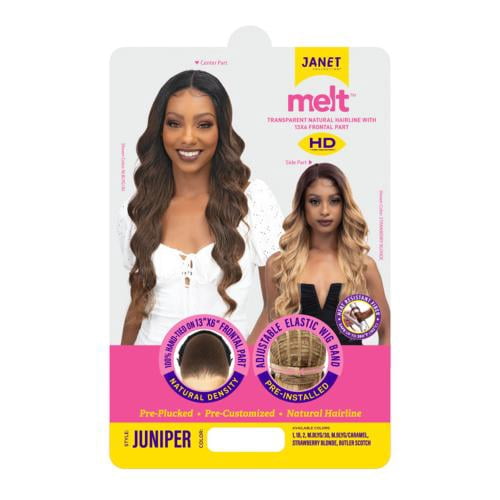 Janet Collection Melt 13x6 HD Human Hair Blend Lace Frontal Wig - Hita