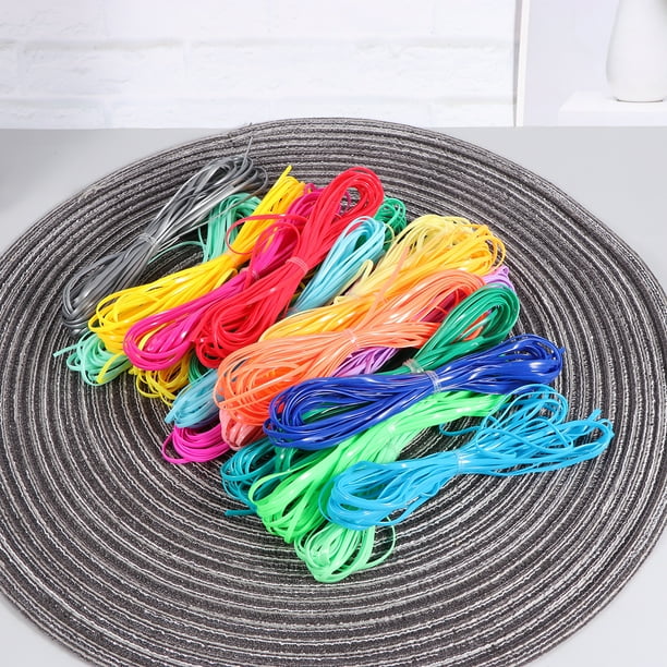 Corde tressée creuse en polypropylène (30,5 m, 0,95 cm, noir