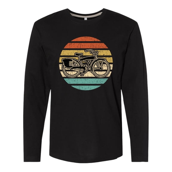 Inktastic Cycling Vintage Bicycle for Cyclist Long Sleeve T-Shirt