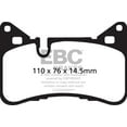 thumbnail image 2 of EBC Brakes Bluestuff NDX Trackday Brake Pad Set Fits select: 2010-2016 MERCEDES-BENZ E, 2012-2018 MERCEDES-BENZ CLS, 2 of 11