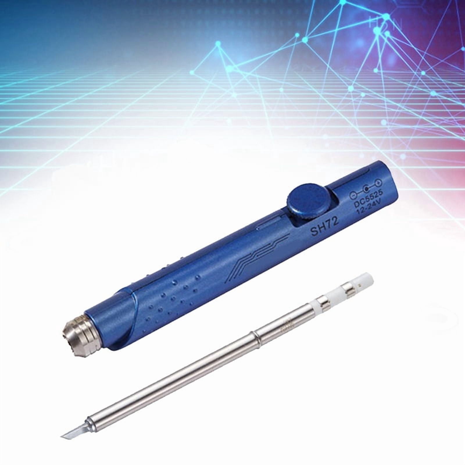 SH72 Soldering Iron 65W 12-24V 220-400℃ Adjustable Temperature SH72 KU Welding Tool Not T12 Dark Blue