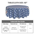thumbnail image 5 of ZICANCN Round Table Cloths 60 Inch, Red White Blue Stars Stripes Table Cover Waterproof Washable Outdoor Picnic Tablecloth, 5 of 8