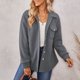 thumbnail image 2 of Chaquetas Para Mujer Prendas de Abrigo Abrigos de Primavera Y Otoño Prendas de Abrigo de Manga Larga Sólidas Cálidas Odeerbi ODB132989, 2 of 9