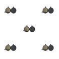 thumbnail image 1 of pitrice Plaquettes de Frein de Vélo Accessoires de Vélo Pièce de Rechange Accessoires de Roue Plaquette de Freinage en Résine pour Réparation Entretien Type 28 5Ensemble, 1 of 6